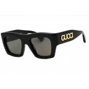 Gucci Women's Sunglasses - Black Acetate Full Rim Square Shape Frame | GG1772S 001