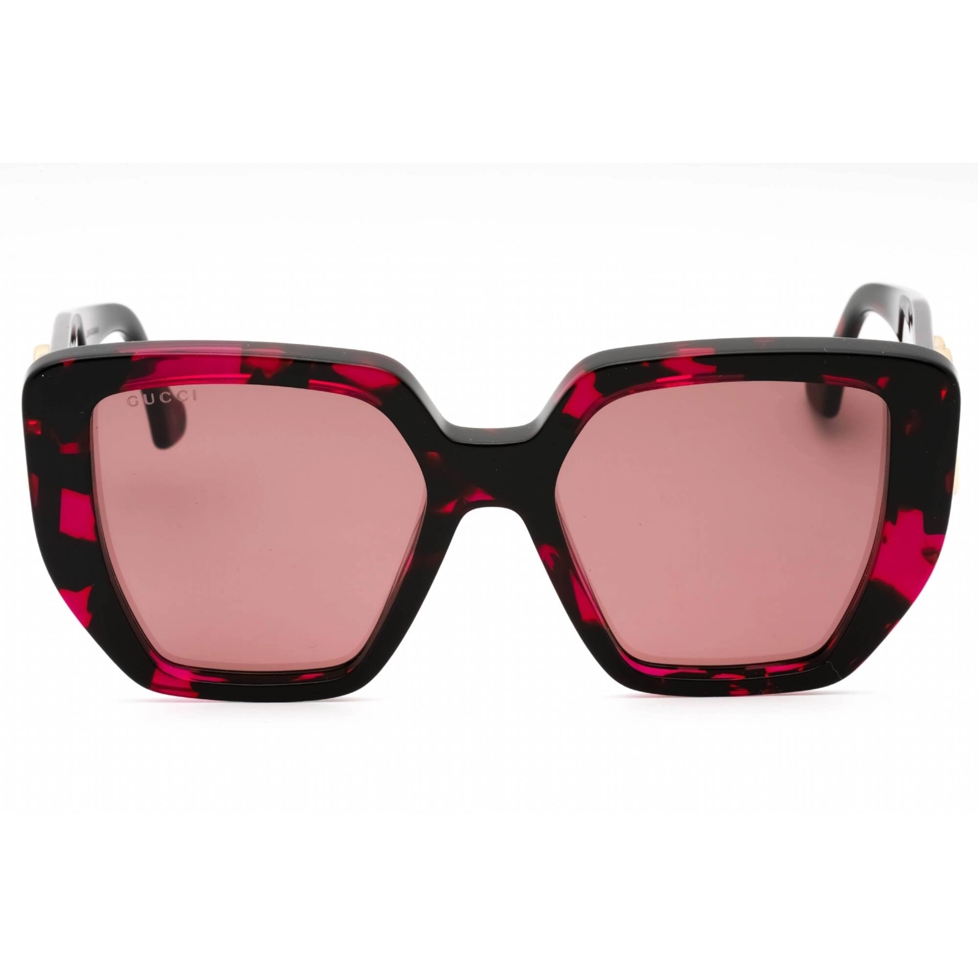 Gucci Women's Sunglasses - Havana Acetate Full Rim Square Shape Frame | GG0956S 008