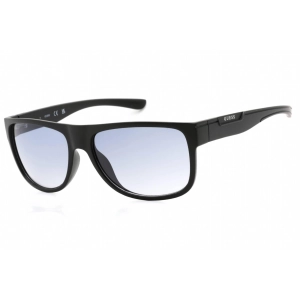 Guess Factory Men's Sunglasses - Matte Black Full Rim Square Shape Frame | GF0187 02W