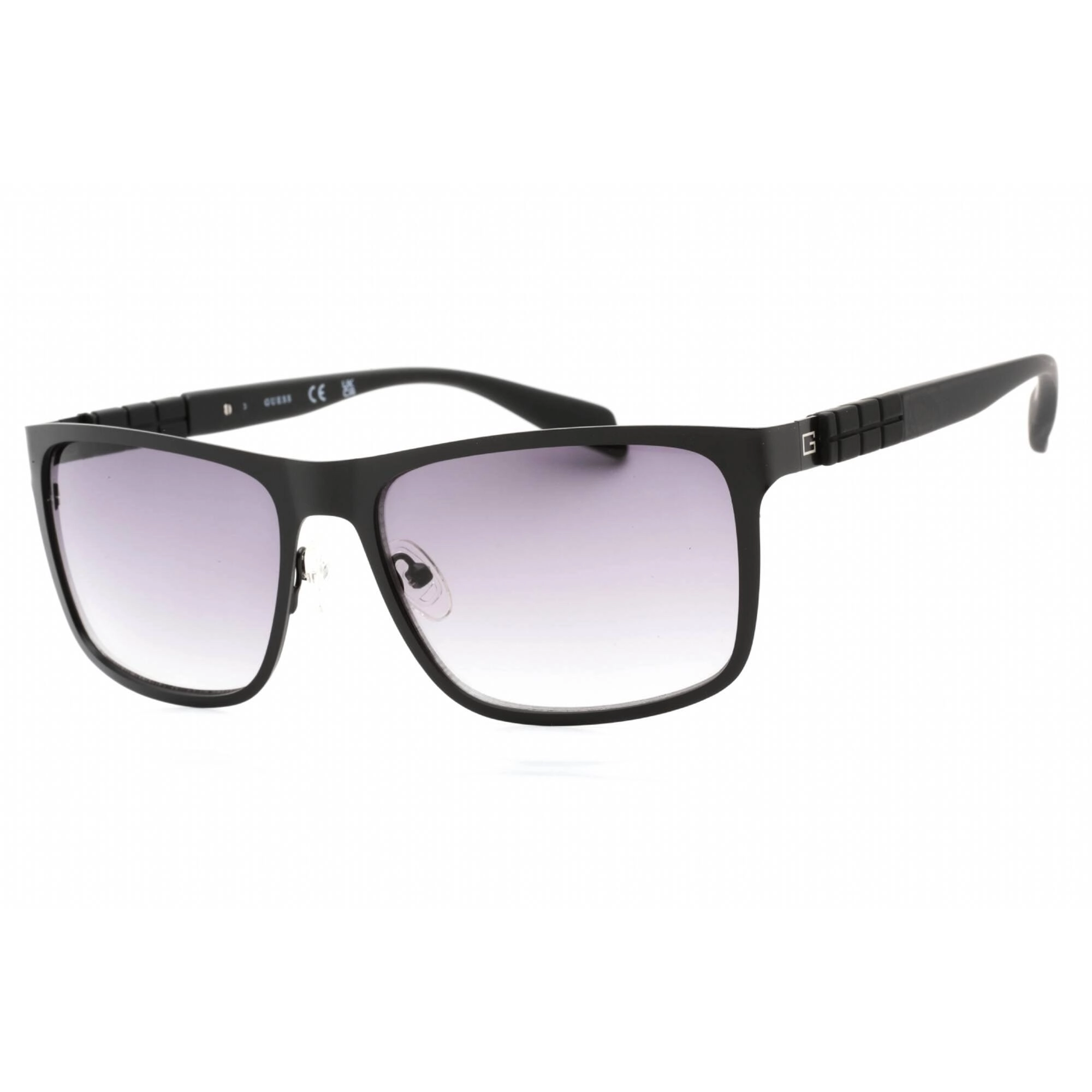 Guess Factory Men's Sunglasses - Rectangular Frame Gradient Smoke Lens | GF0169 02B
