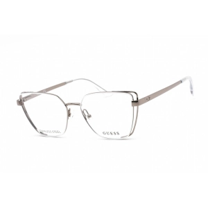 Guess Women's Eyeglasses - Full Rim Cat Eye Shape White/Grey Metal Frame | GU2793 024