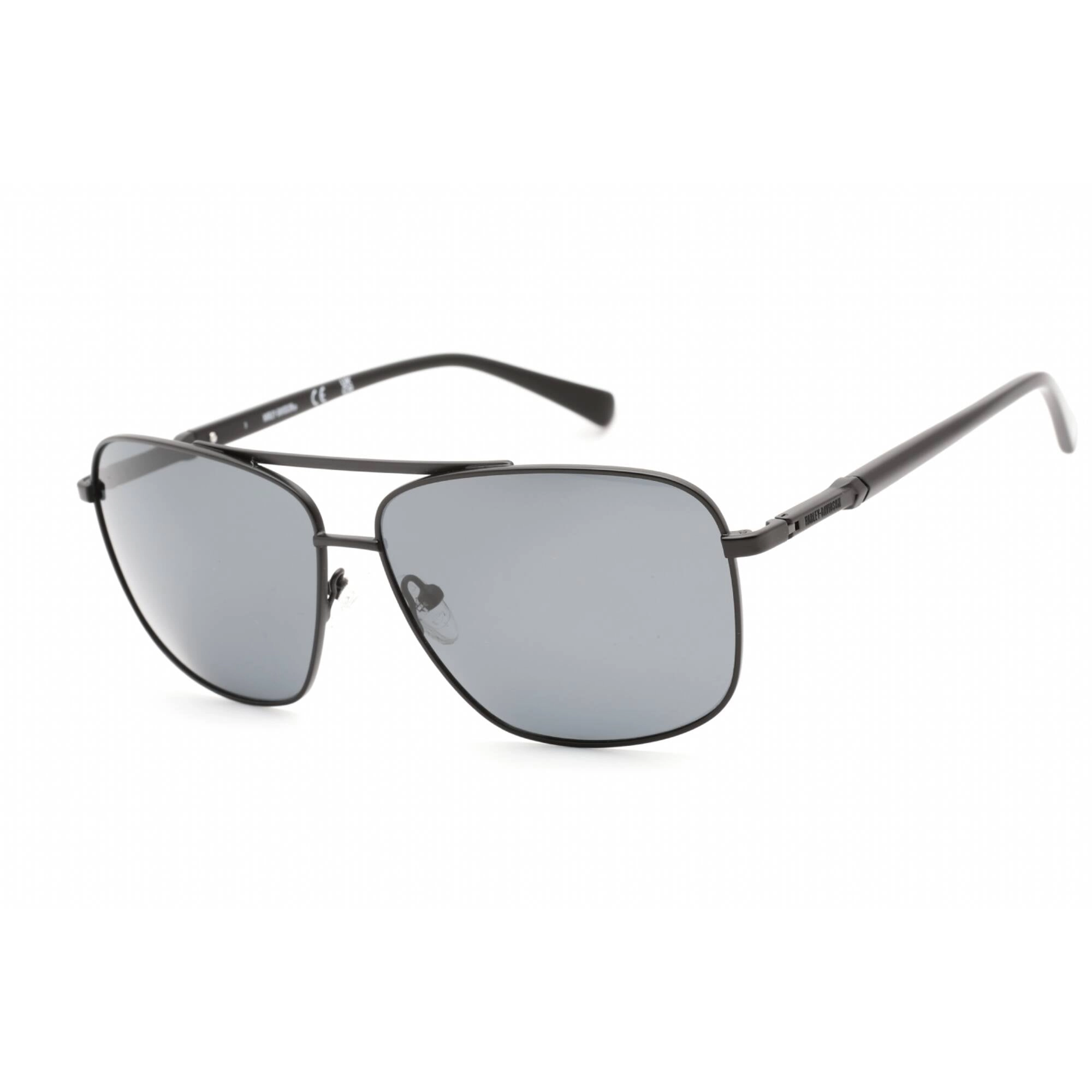 Harley Davidson Men's Sunglasses - Matte Black Metal Frame Smoke Lens | HD0949X 02D