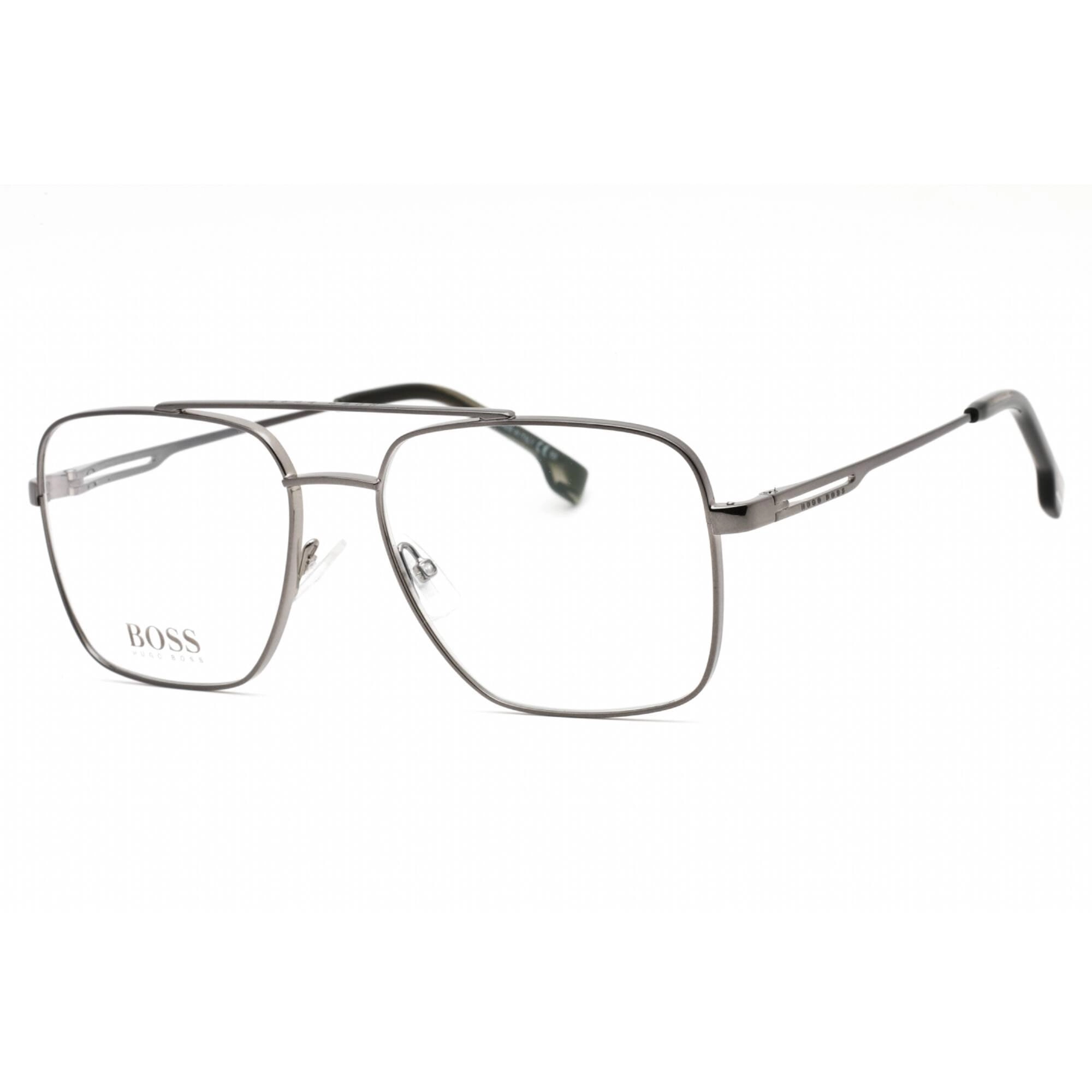 Hugo Boss Men's Eyeglasses - Dark Ruthenium Metal Aviator Frame | BOSS 1328 0KJ1 00