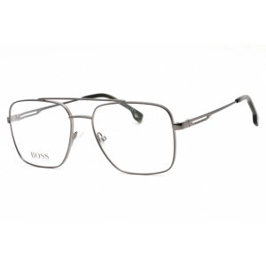 Hugo Boss Men's Eyeglasses - Dark Ruthenium Metal Aviator Frame | BOSS 1328 0KJ1 00