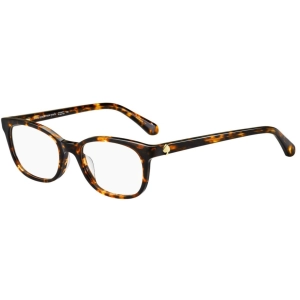 Kate Spade Women's Eyeglasses - Dark Havana Plastic Full Rim | KATE SPADE LUELLA 86