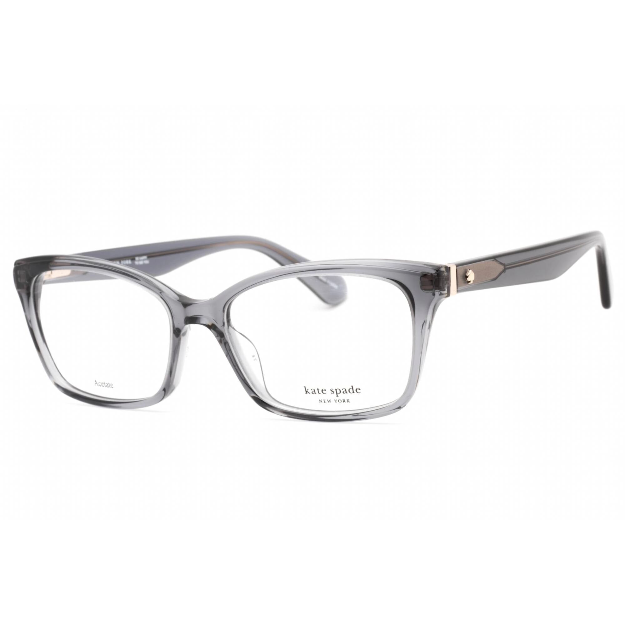 Kate Spade Women's Eyeglasses - Grey Plastic Rectangular Shape Frame | Jeri 0KB7 00
