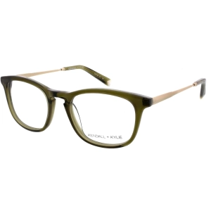 Kendall   Kylie Women's Eyeglasses - Green Square Frame Demo Lens | KKO102 HEIDI 301