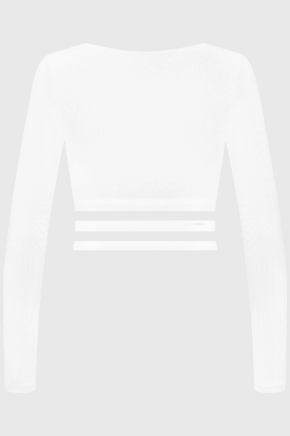 La Femme Amazone Long Sleeve Top White