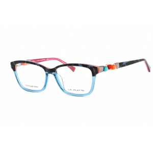 La Matta Women's Eyeglasses - Full Rim Cat Eye Multicolor Plastic Frame | LMV3300 C1
