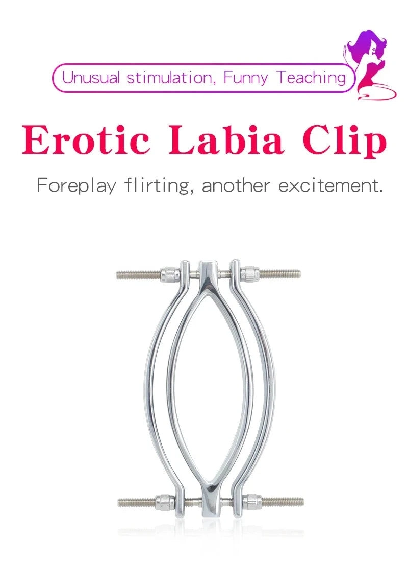 Labia Clamp Metal Labia Clip 2 Styles of Pussy Clamps