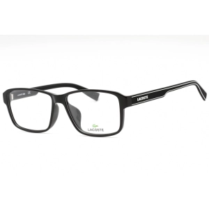 Lacoste Men's Eyeglasses - Black Plastic Rectangular Full Rim Frame | L2902LB 001