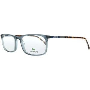 Lacoste Men's Eyeglasses - Blue Avio Plastic Full Rim Square Frame | LACOSTE L2808 414