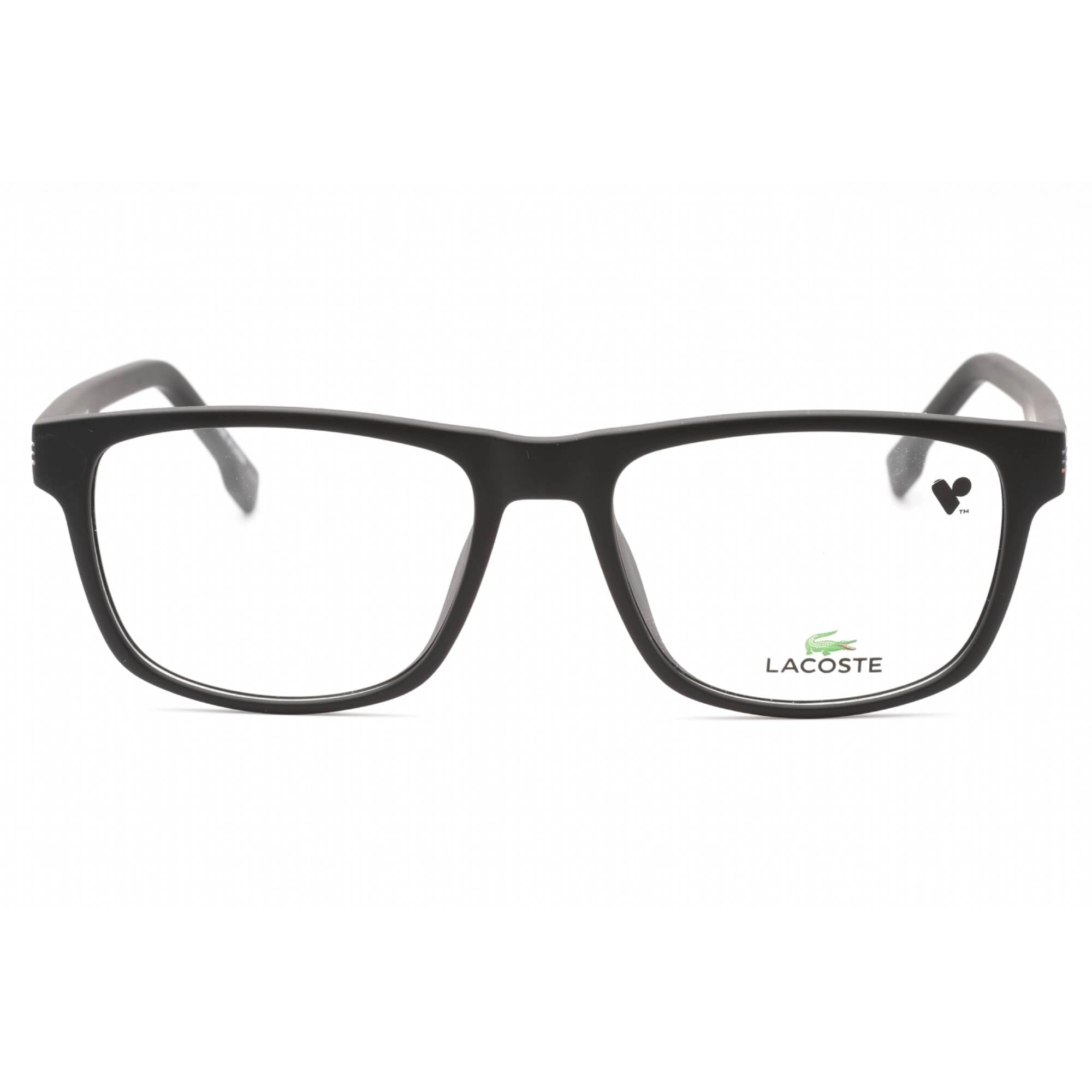 Lacoste Men's Eyeglasses - Matte Black Injected Propionate Rectangular | L2887 002