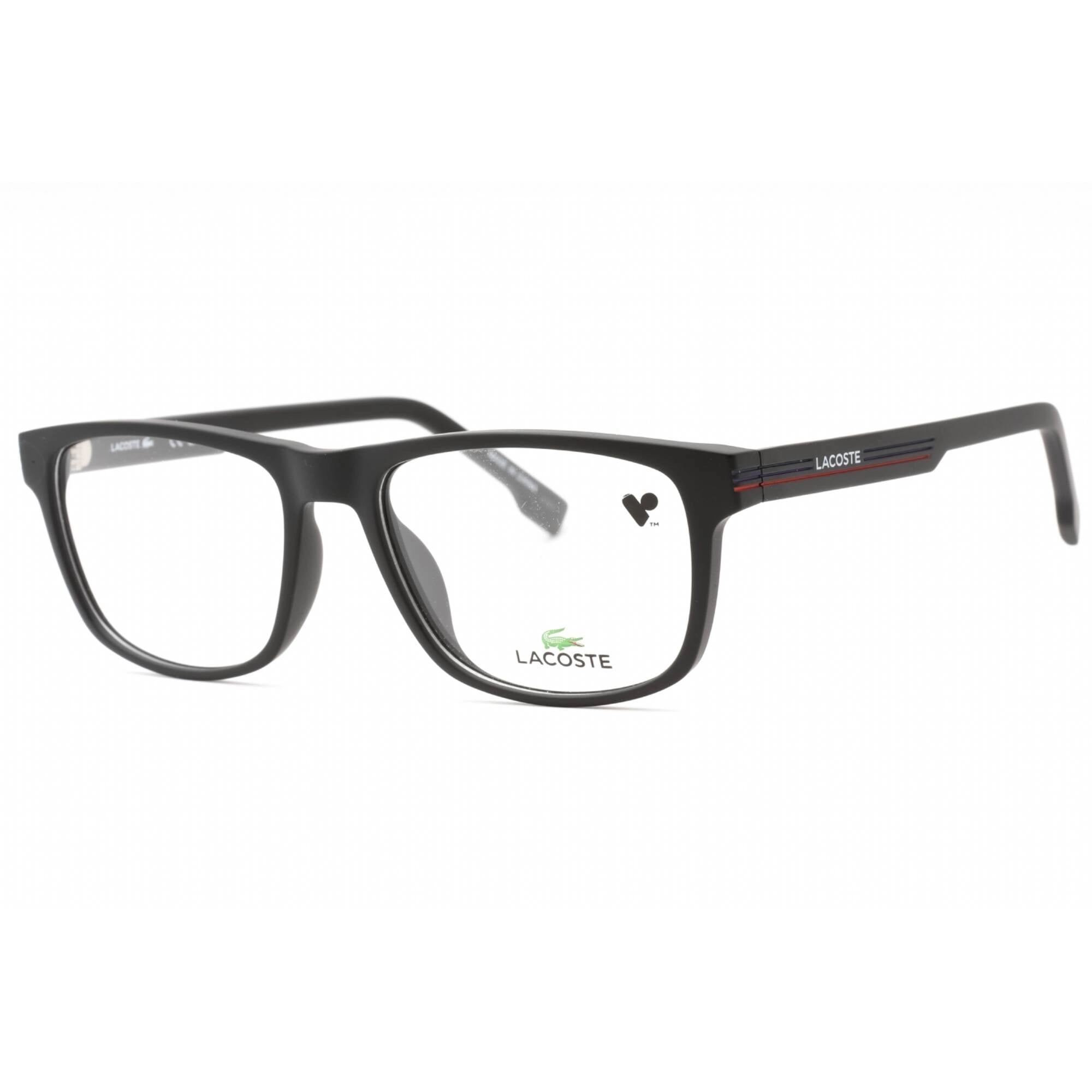 Lacoste Men's Eyeglasses - Matte Black Injected Propionate Rectangular | L2887 002