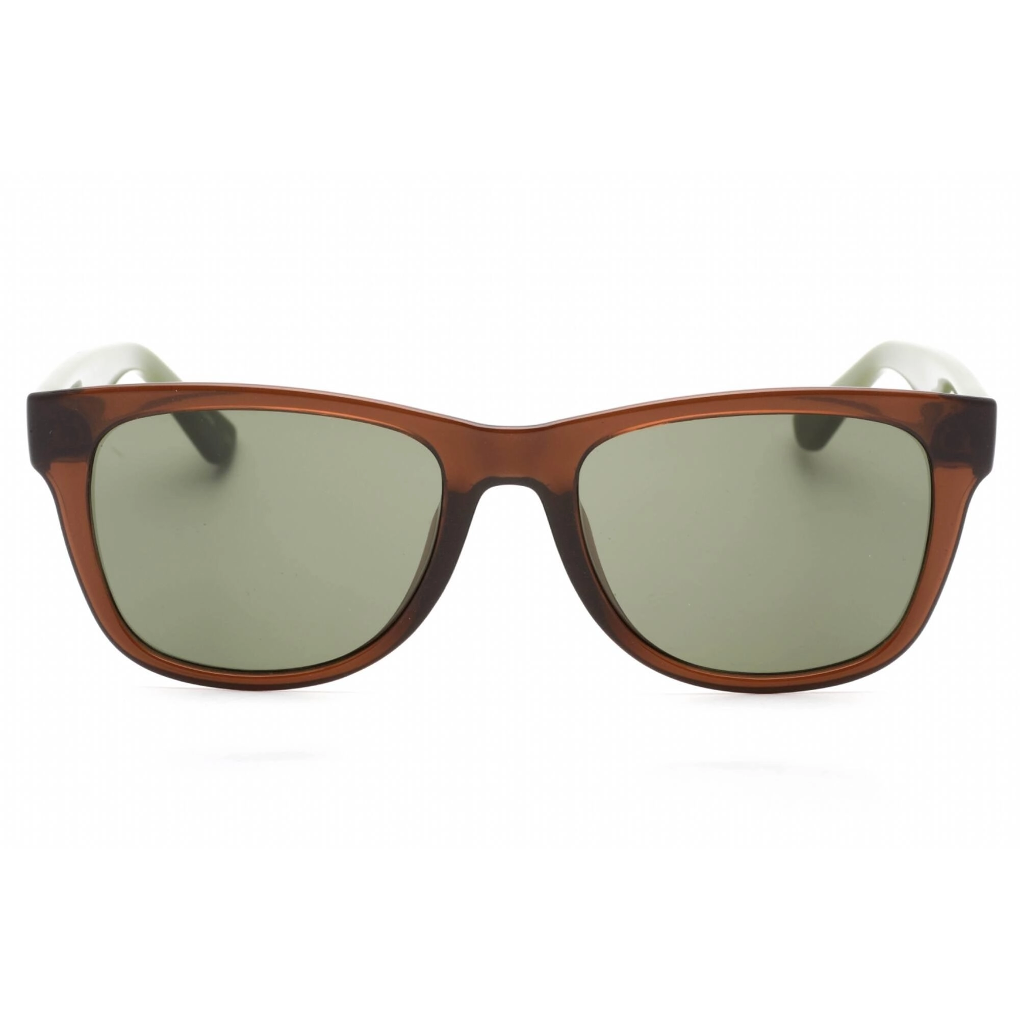 Lacoste Unisex Sunglasses - Green Lens Brown Rectangular Plastic Frame | L734S (210)