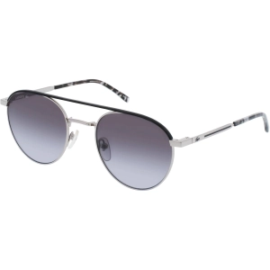 Lacoste Unisex Sunglasses - Light Grey Metal Full Rim Pilot Frame | LACOSTE L228S 038