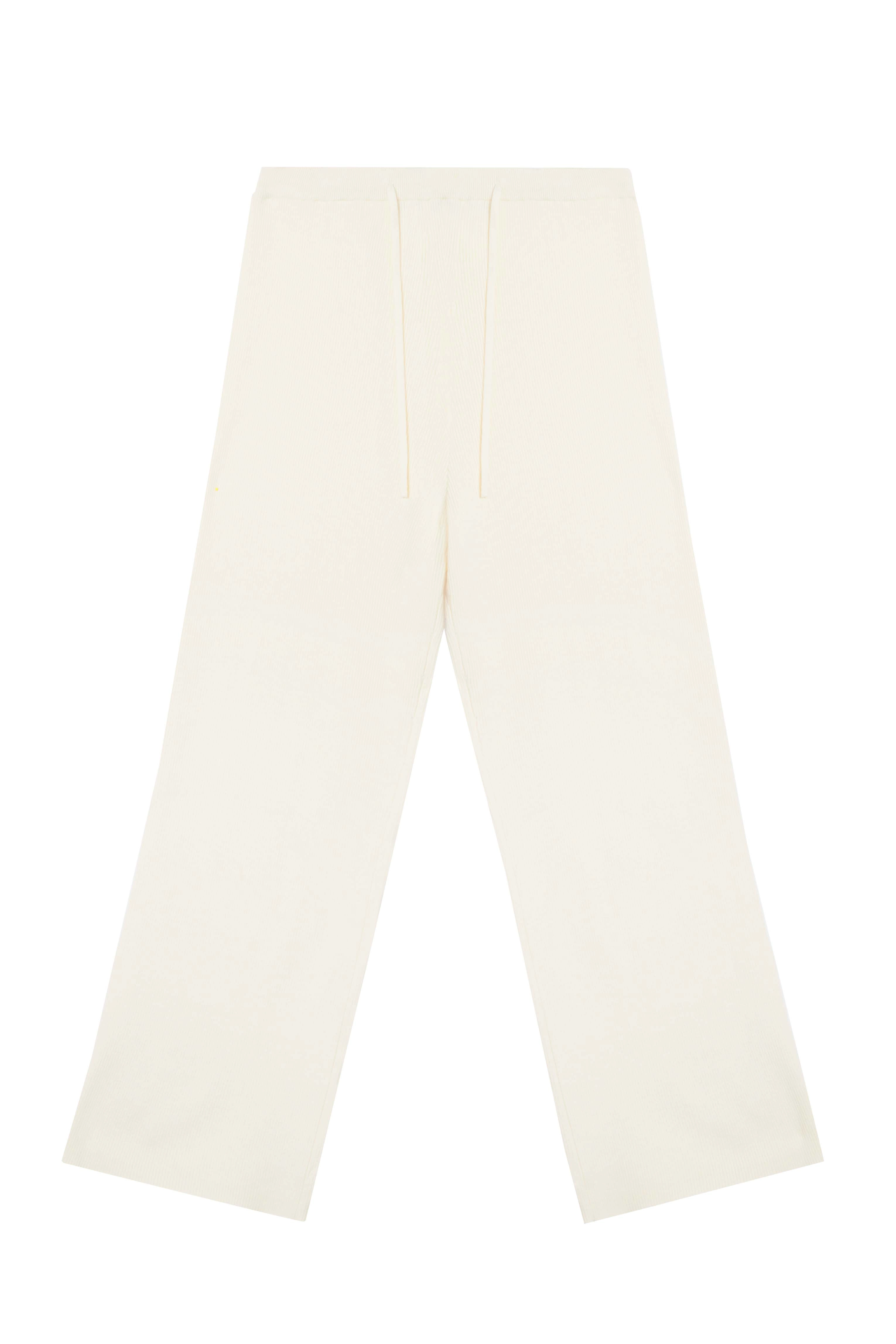 Lounge Ivory Knitted Rib Trousers