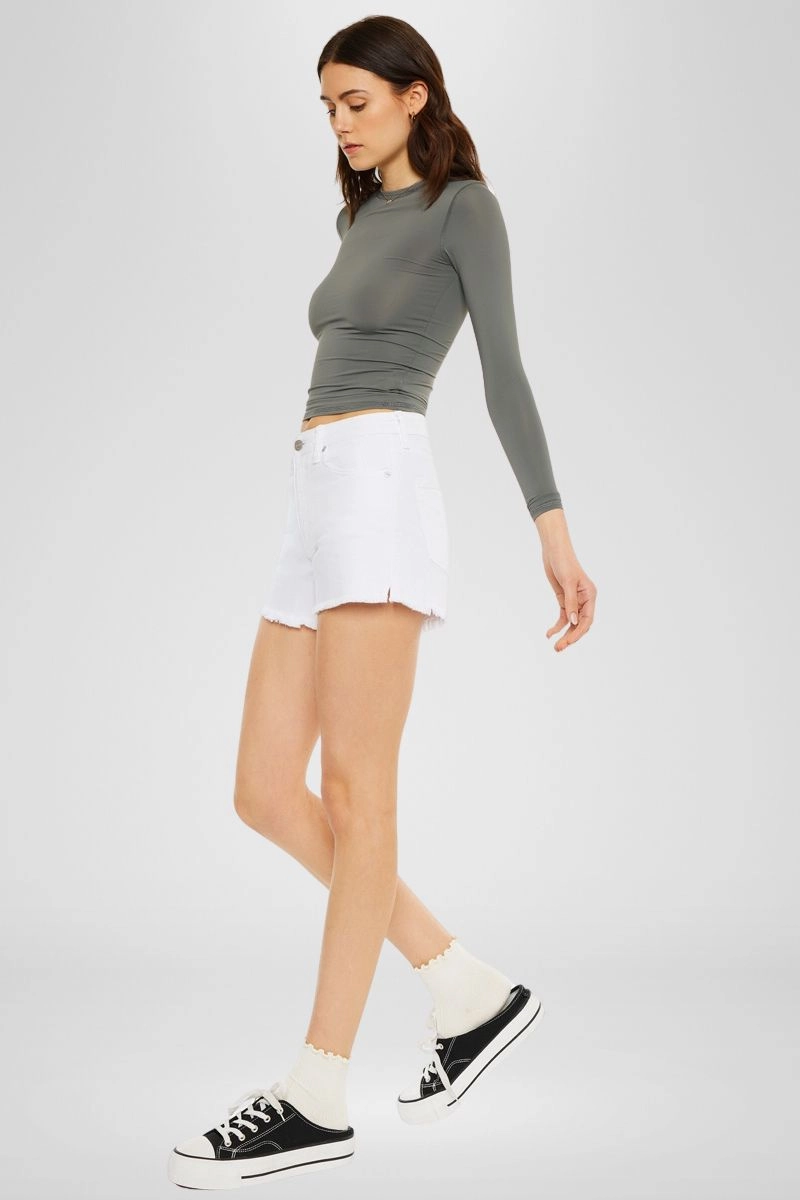Lucetta Ultra High Rise Mom Shorts