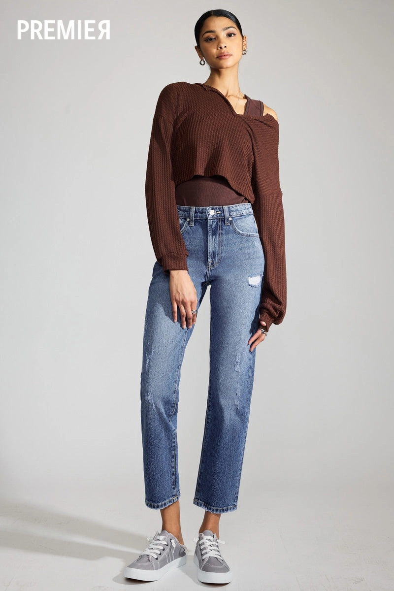 Maleah Premier High Rise Slim Straight