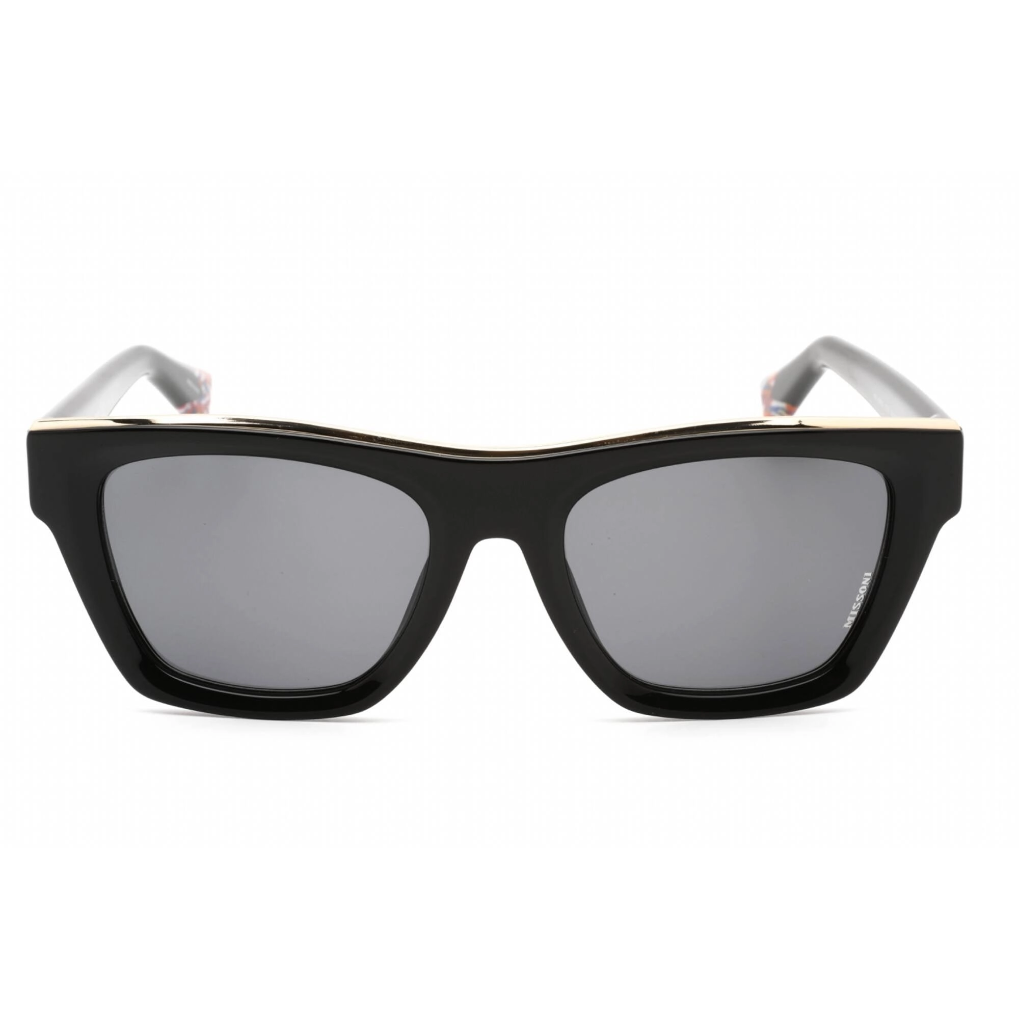 Missoni Women's Sunglasses - Black Rectangular Frame Grey Lens | MIS 0067/S 0807 IR