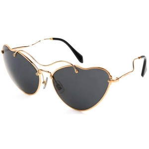Miu Miu Women's Sunglasses - Gold Metal Butterfly Frame | MIU MIU 0MU55RS 7OE1A165
