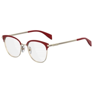 Moschino Women's Eyeglasses - Red Metal Frame Demo Lens | MOSCHINO MOS523/F 0C9A