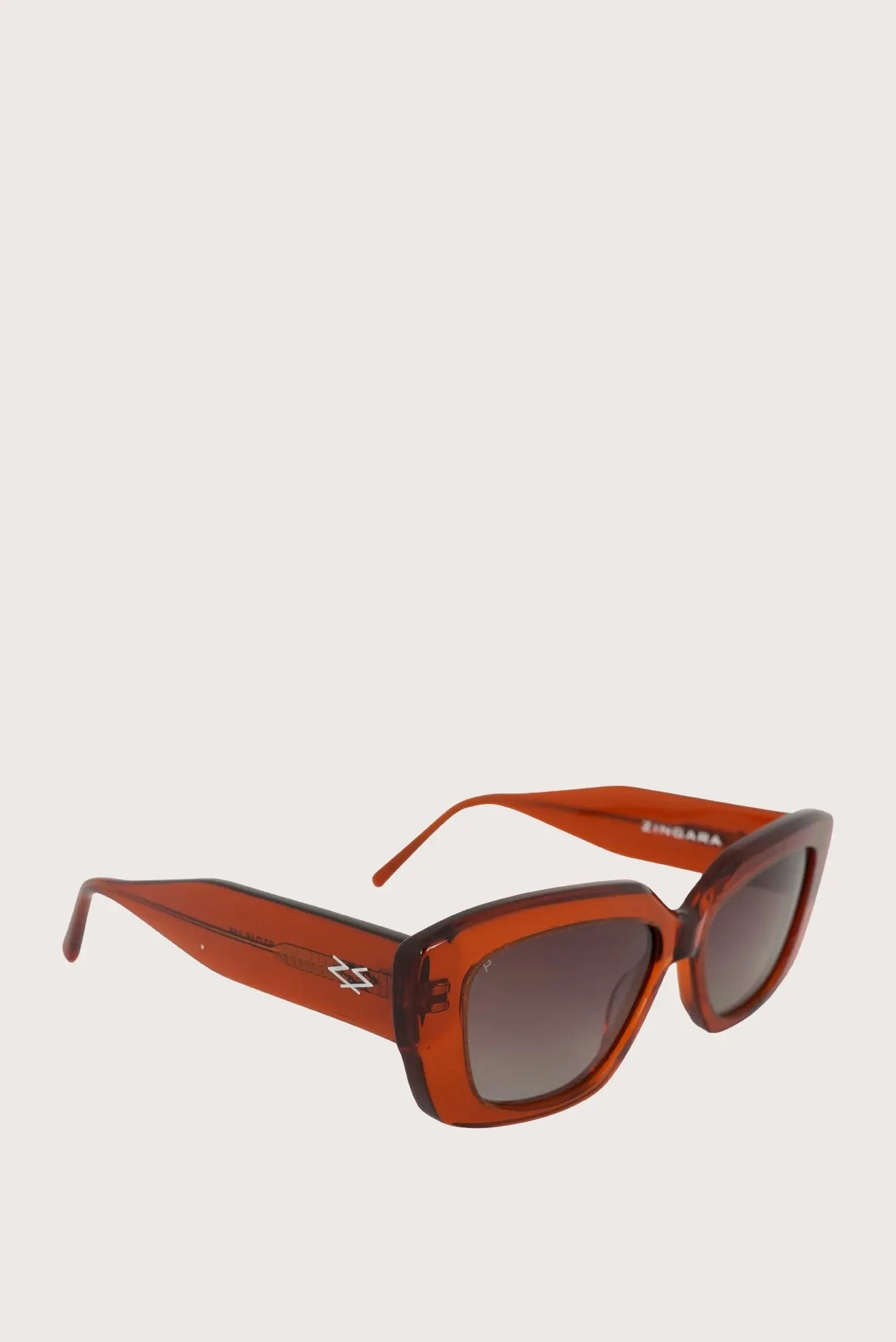 Murray Glasses - Geometric - Translucent Brown