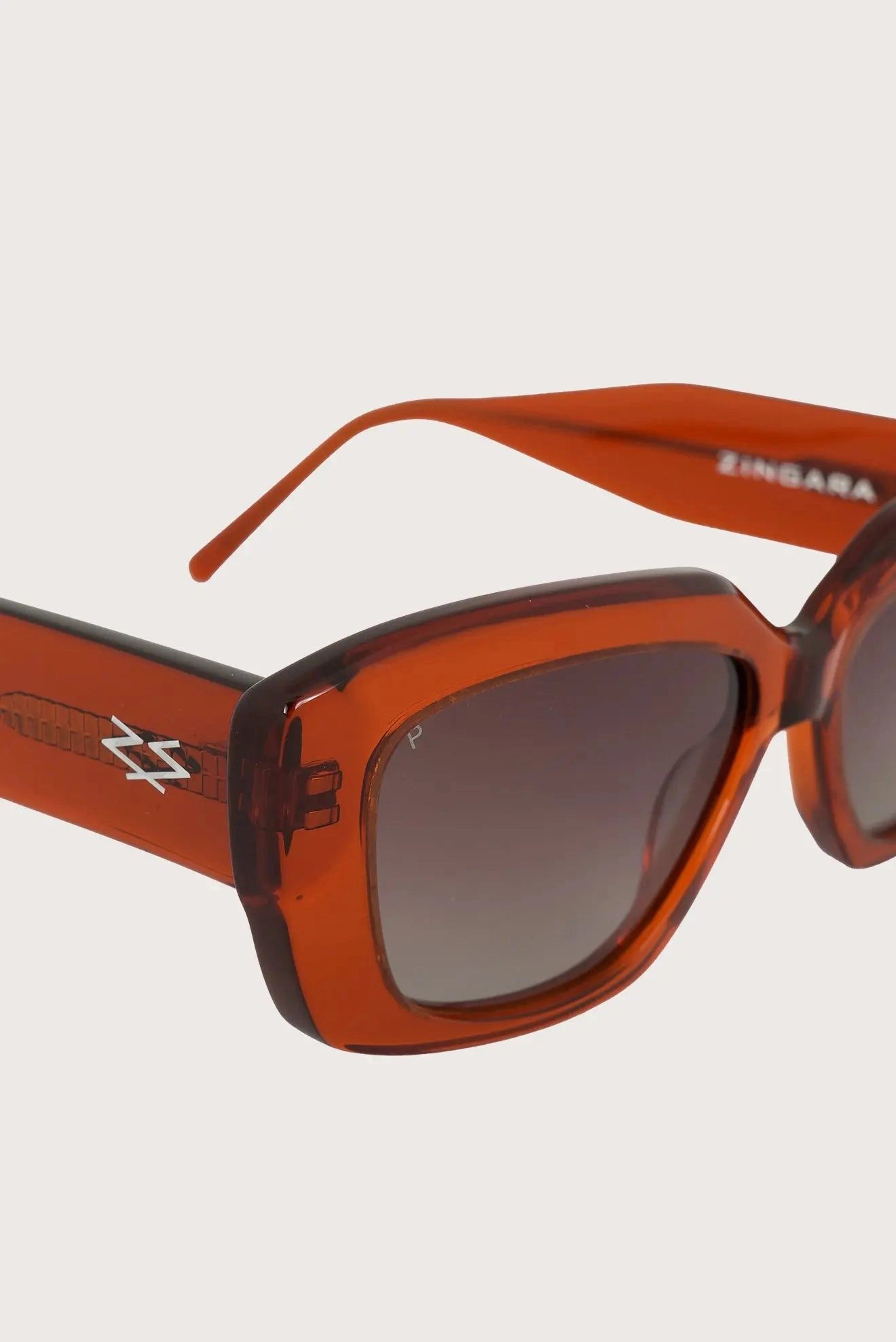 Murray Glasses - Geometric - Translucent Brown