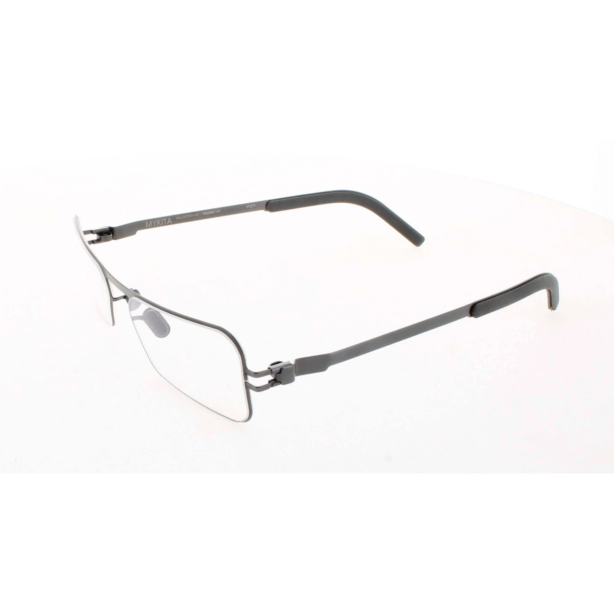 Mykita Unisex Eyeglasses - Graphite Metal Frame, 46mm | DOGMA-DOGMA-1.5-GRAPHITE