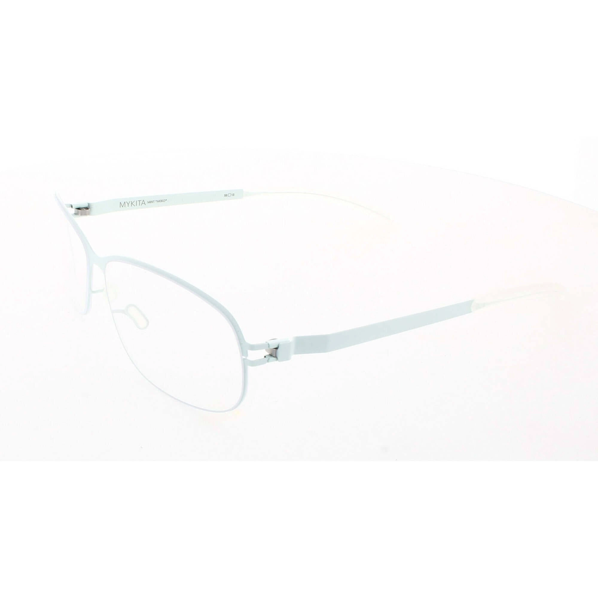Mykita Unisex Eyeglasses - Oval Stainless Steel Full Rim Frame | MINT-AKIKO-MINT 077