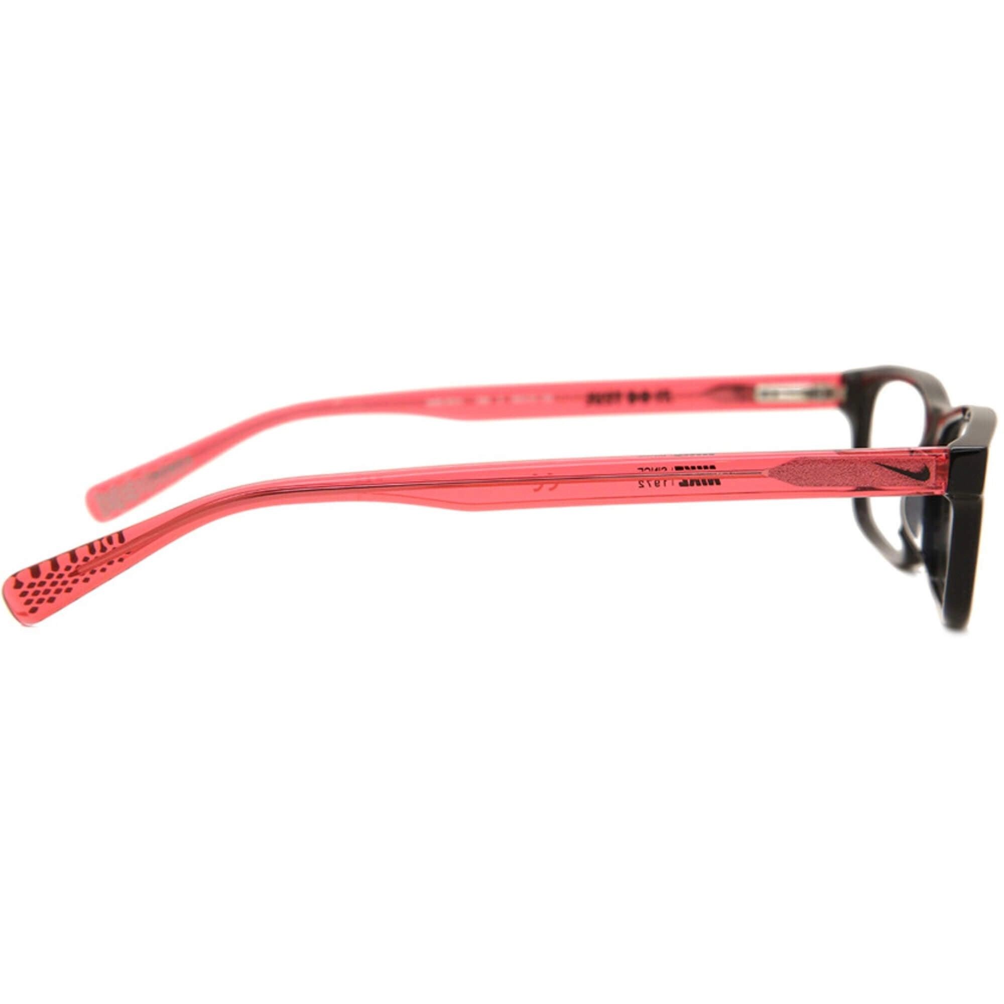 Nike Unisex Eyeglasses - Black Solar Red Rectangular Frame, 46 mm | NIKE 5014 4