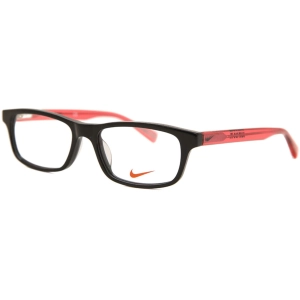 Nike Unisex Eyeglasses - Black Solar Red Rectangular Frame, 46 mm | NIKE 5014 4