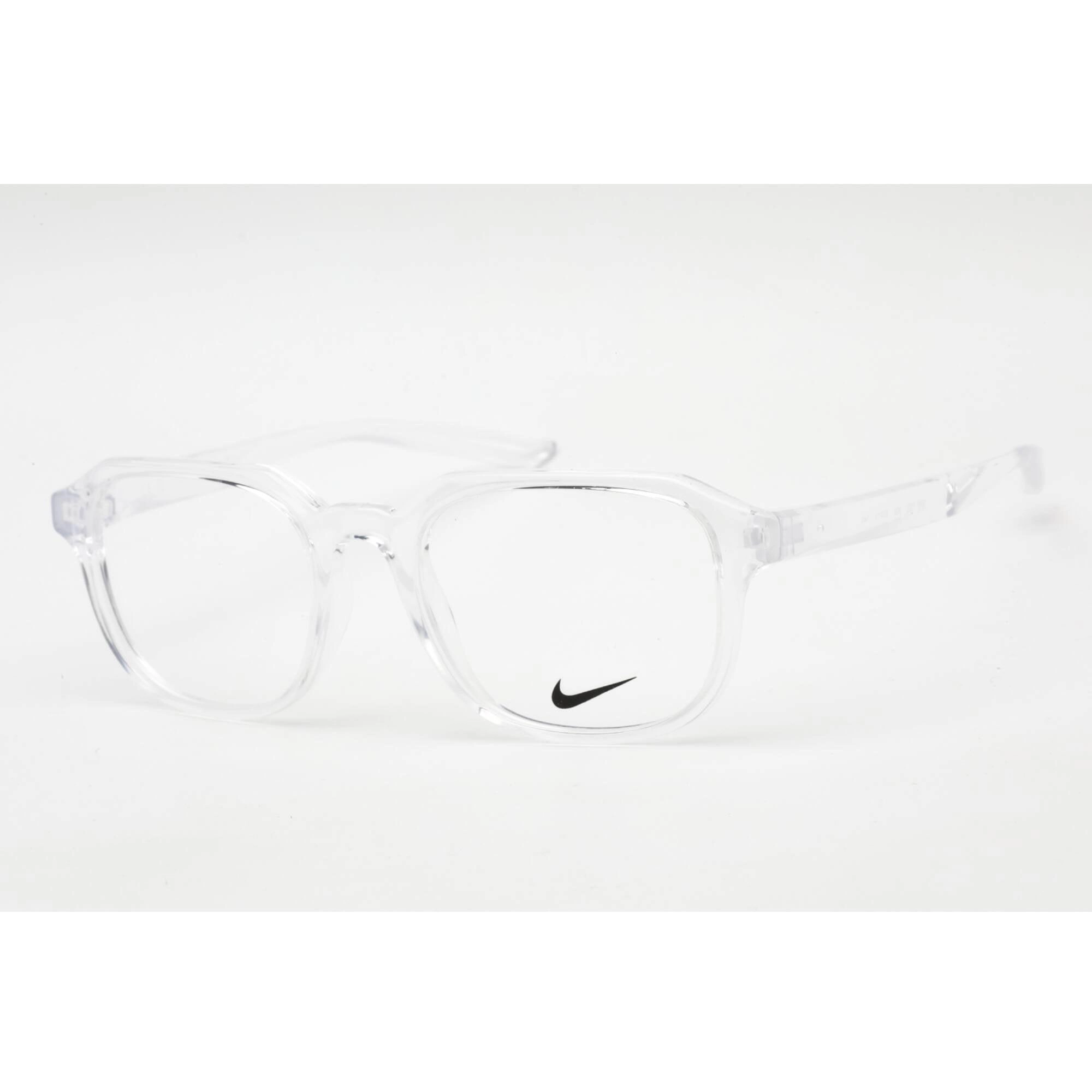 Nike Unisex Eyeglasses - Clear Demo Lens Plastic Square Shape Frame | NIKE 7303 900