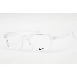 Nike Unisex Eyeglasses - Clear Demo Lens Plastic Square Shape Frame | NIKE 7303 900