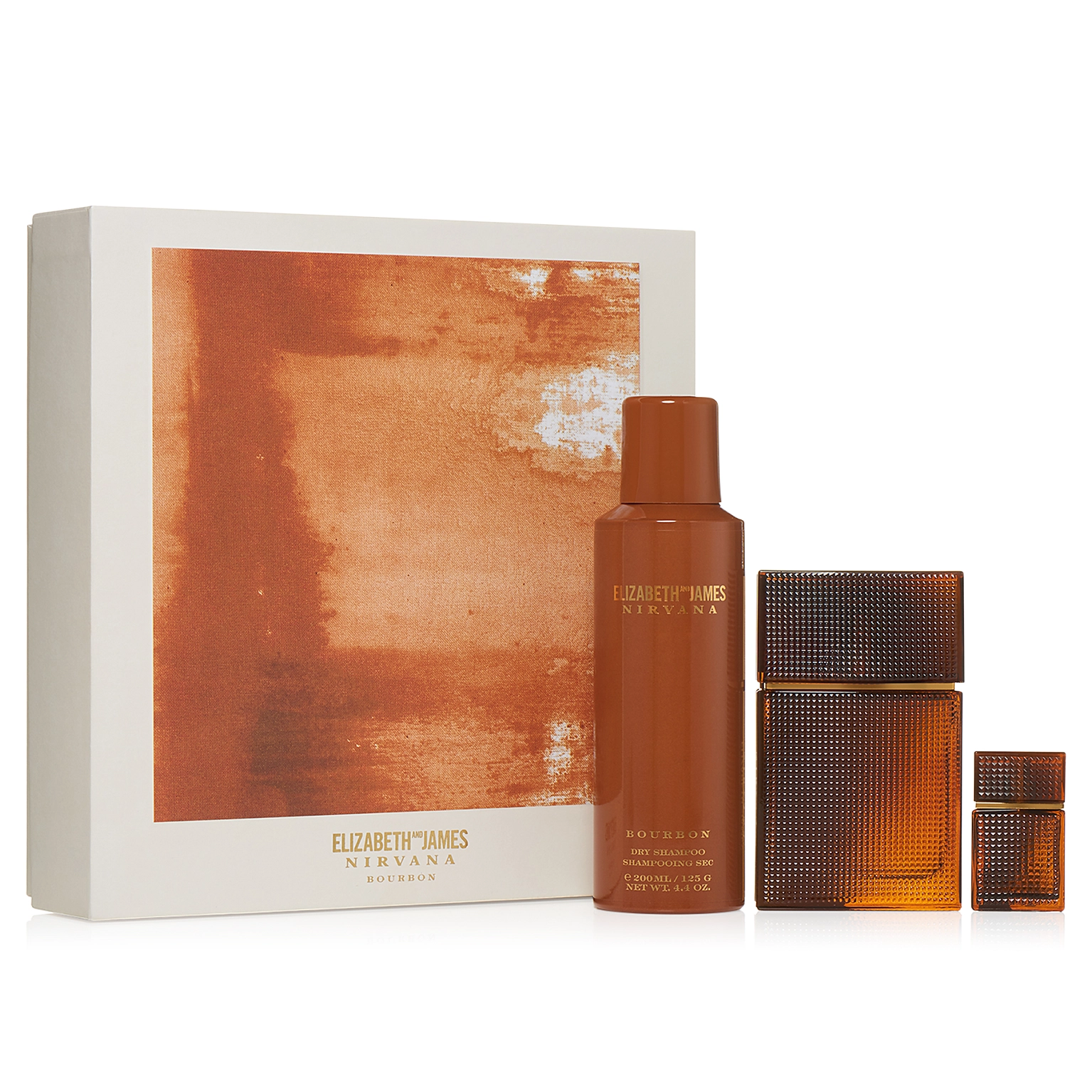 Nirvana Bourbon by Elizabeth & James 50ml EDP 3 Piece Gift Set