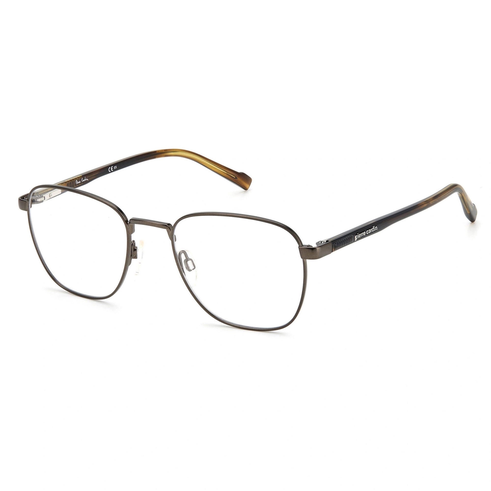 Pierre Cardin Men's Eyeglasses - Matte Ruthenium Black Square Frame | P.C. 6870 0SVK