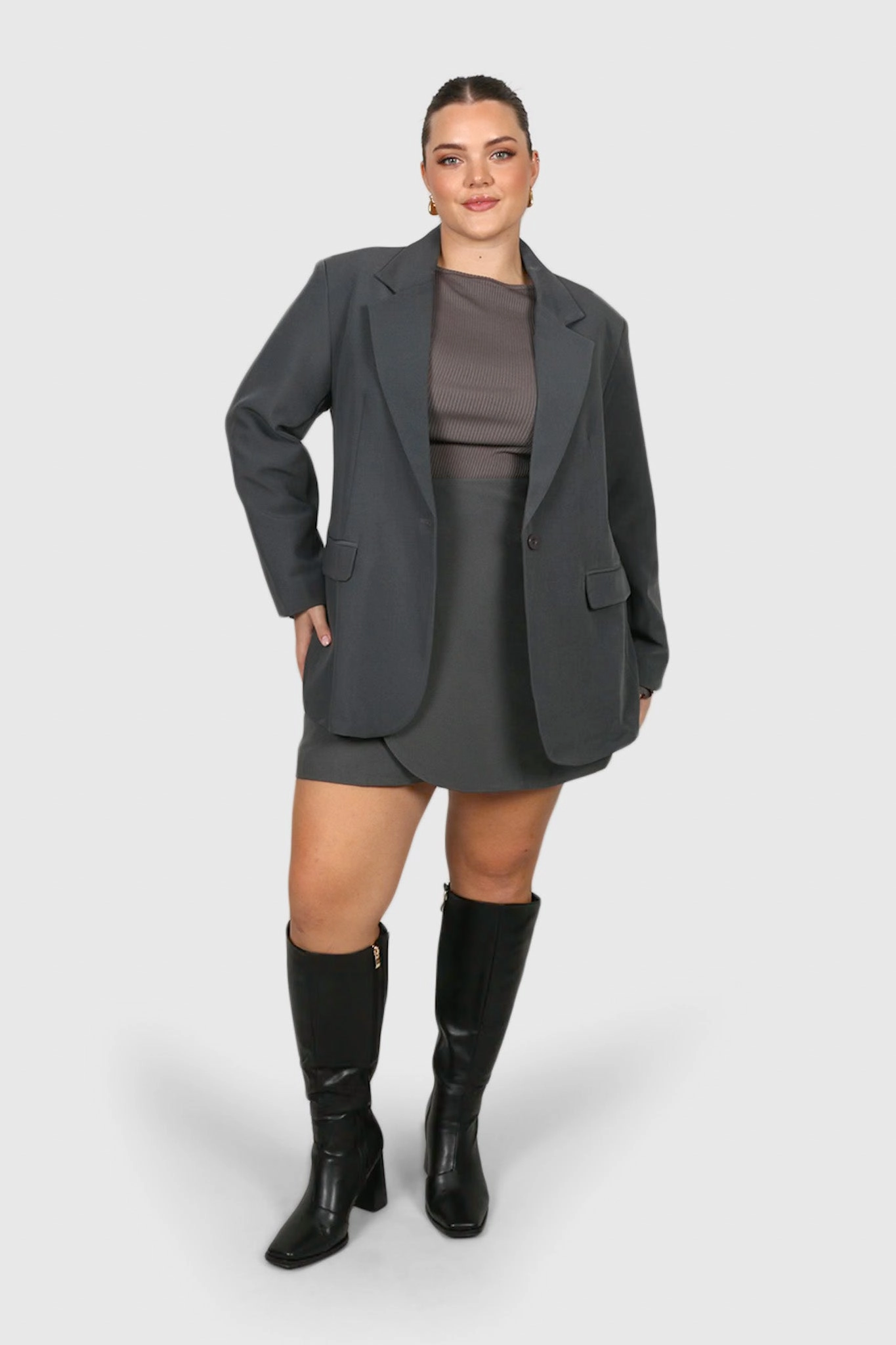 PORTER SKIRT GREY