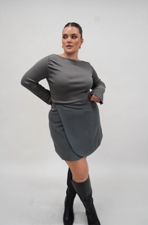 PORTER SKIRT GREY
