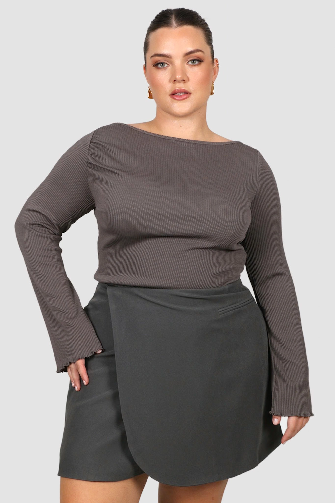 PORTER SKIRT GREY