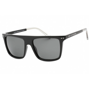 Prive Revaux Men's Sunglasses - Grey Lens Plastic Square Full Rim Frame | Ollie Black