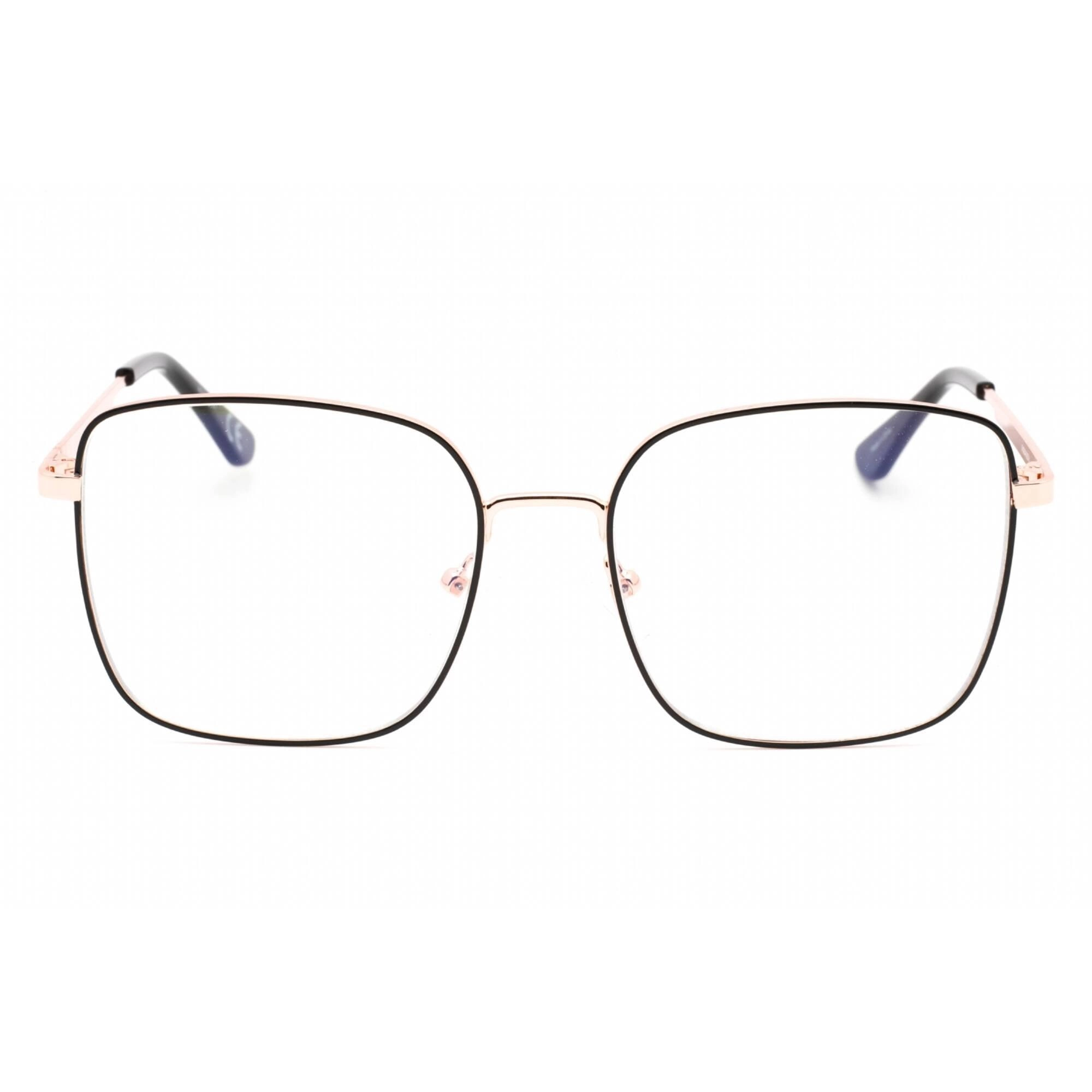 Prive Revaux Women's Eyeglasses - Metal Square Full Rim | Wanderlust Caviar Black