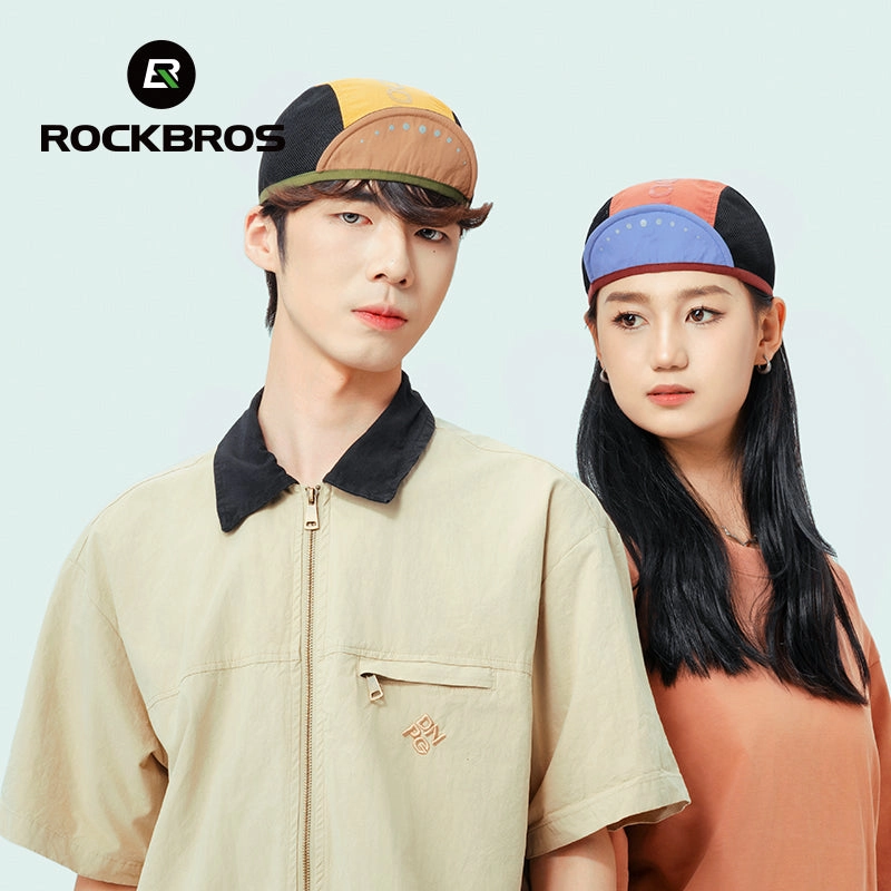 ROCKBROS Lightweight Cycling Cap, Flip-up Brim, Breathable  UV Protection