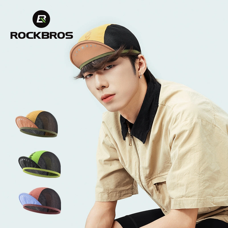 ROCKBROS Lightweight Cycling Cap, Flip-up Brim, Breathable  UV Protection