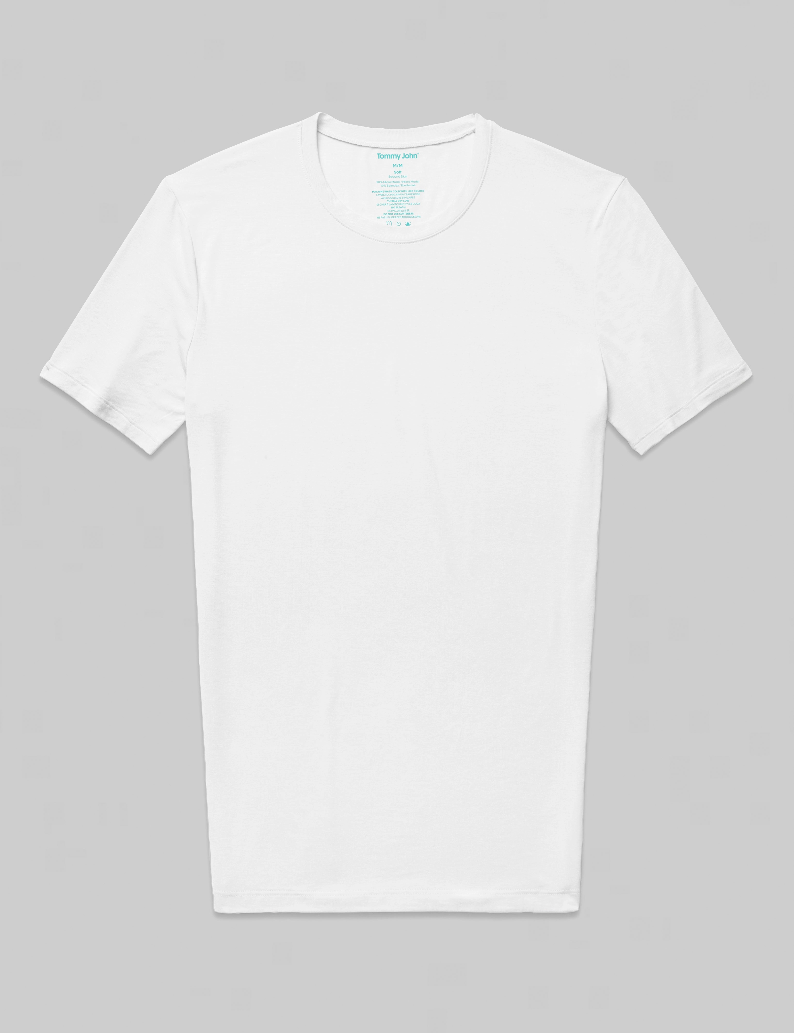 Second Skin Crew Neck Stay-Tucked Undershirt