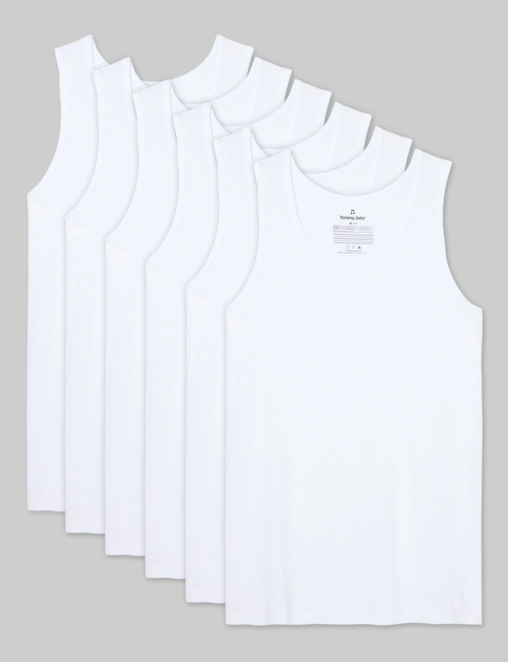 Second Skin Tank Modern Fit Undershirt (6-Pack)