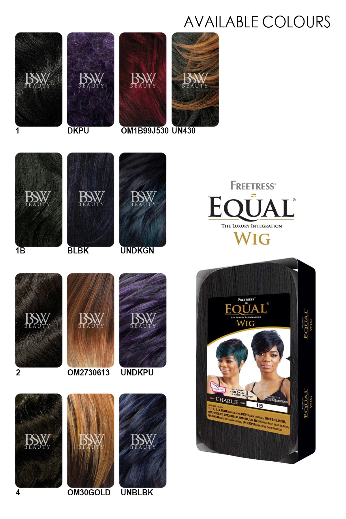 SHAKE N GO EQUAL WIG - CHARLIE