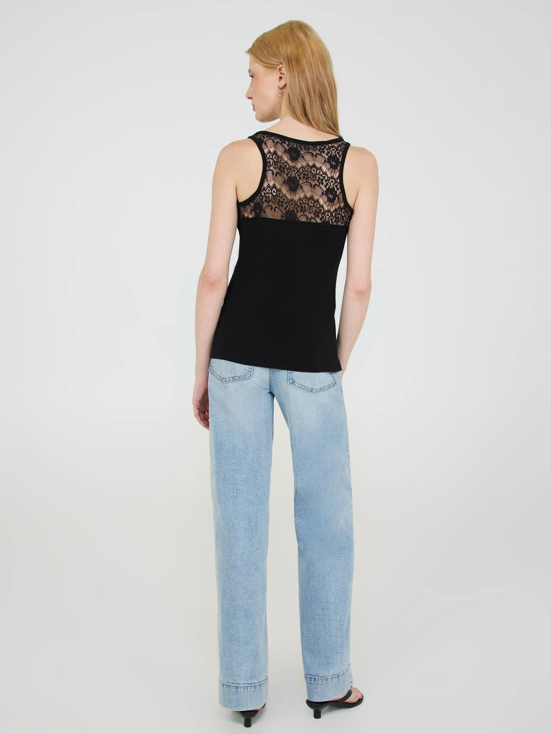Sleeveless Lace Top