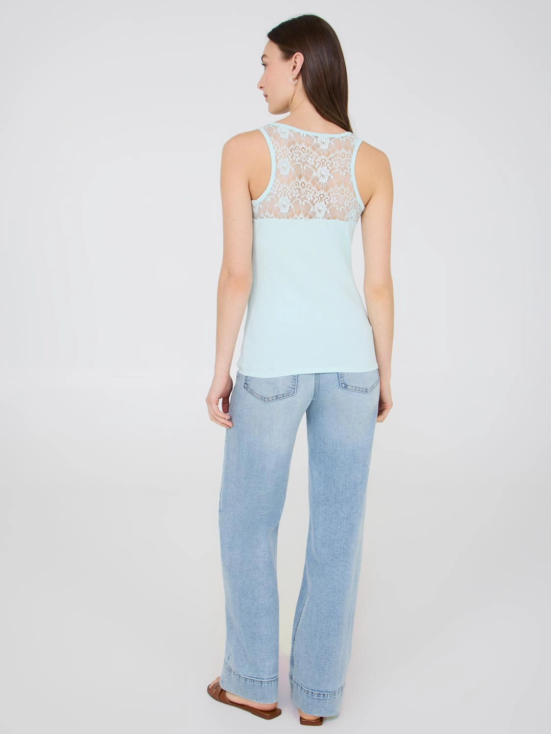 Sleeveless Lace Top