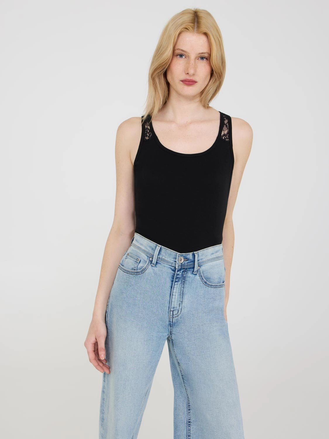 Sleeveless Lace Top