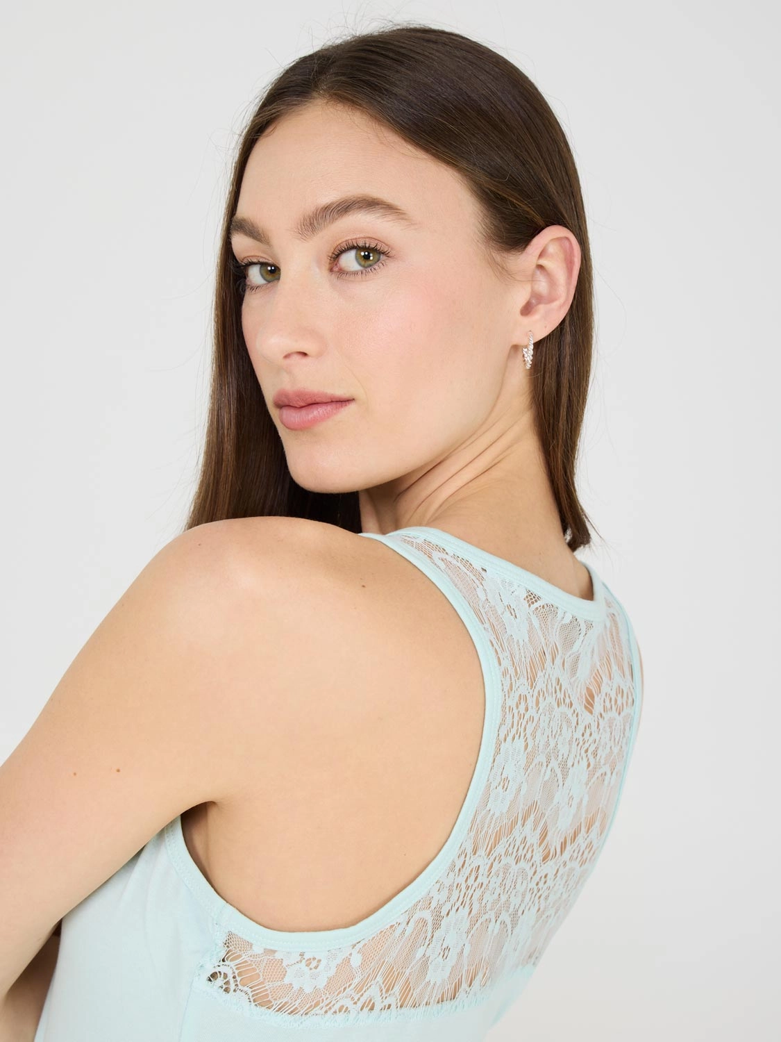 Sleeveless Lace Top